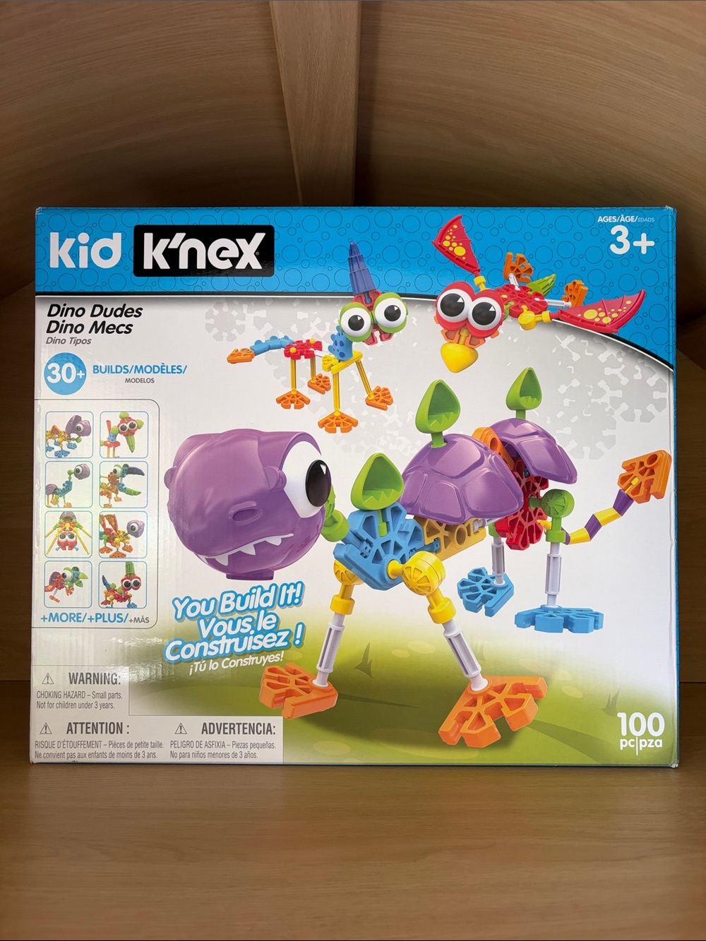KID K’NEX Dino Dudes Set | 100 Pcs | Ages 3+